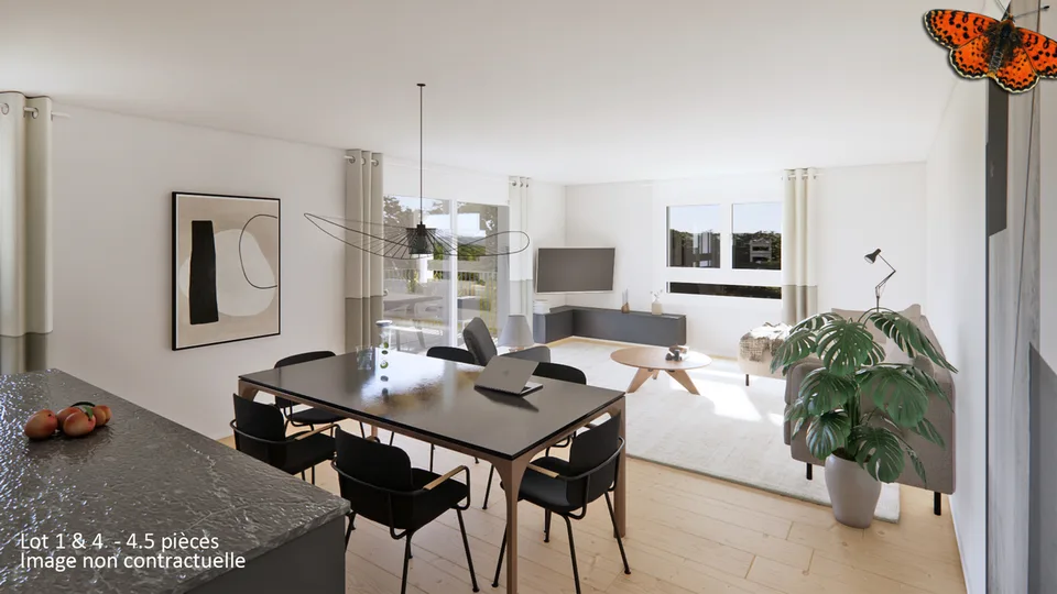 Prächtige 4½-Zimmer-Wohnung in Lentigny