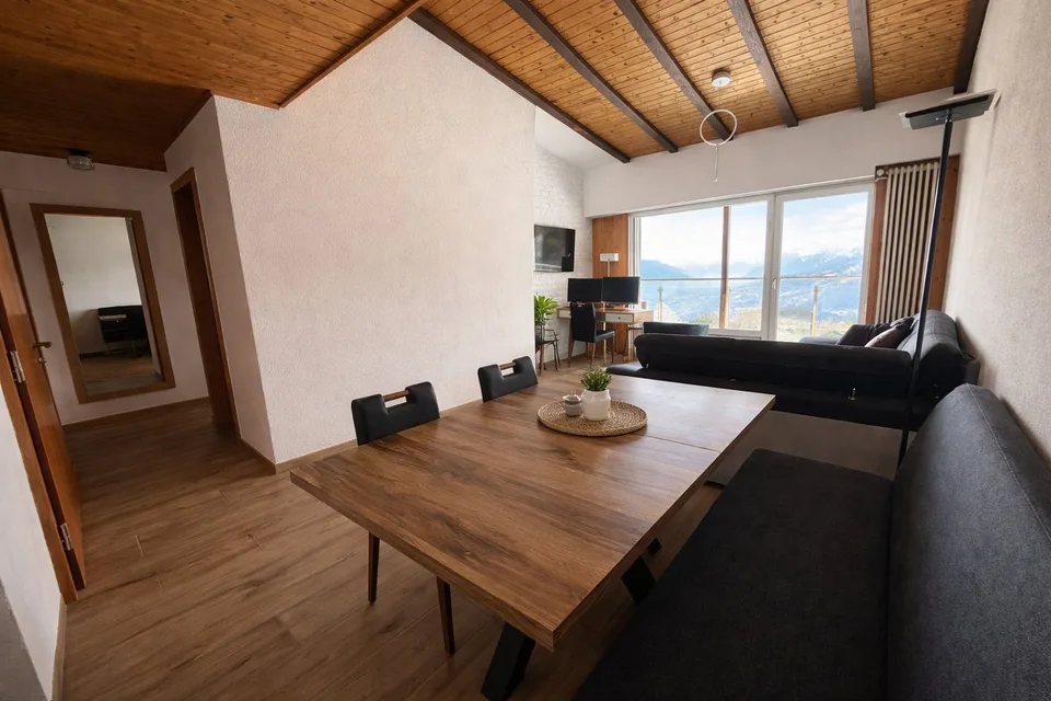 Magnificent 3.5-Zimmer-Wohnung mit Panoramablick in Lens