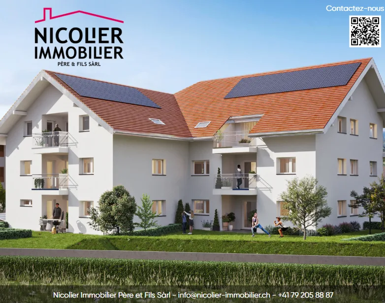 Appartement moderne de 3,5 pièces  à Corcelles-près-Payerne