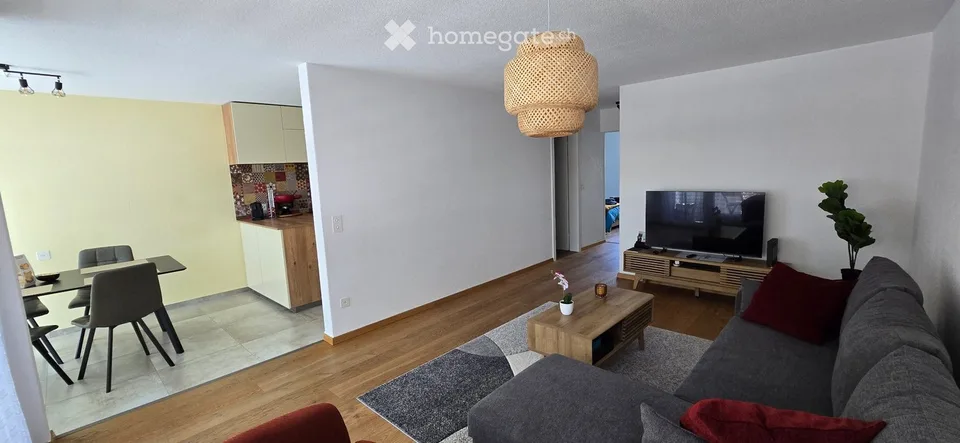 Renovierte 3.5-Zimmer-Wohnung im Hochparterre in Erlach