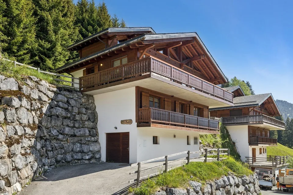 Chalet mit Blick in Morgins - Portes du Soleil