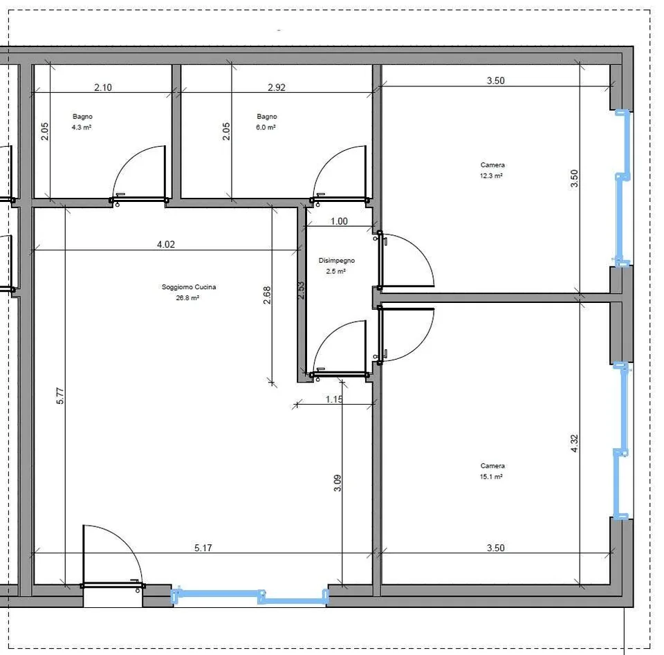 3,5 Zimmer neu mit Garten, 10 Minuten von Bellinzona – Foto 6 von 15