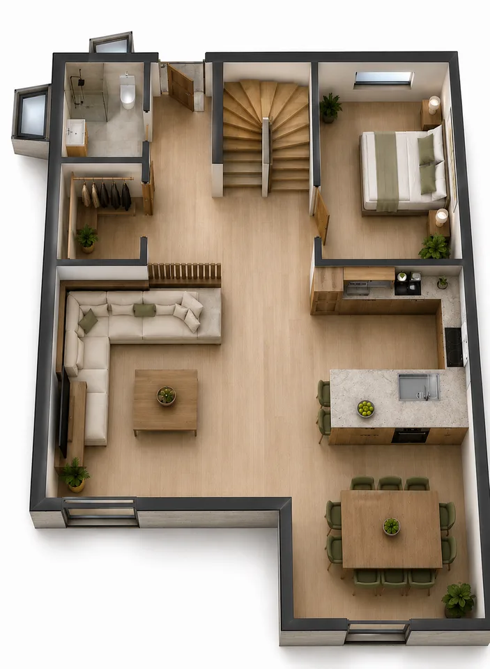 Magnifiques villas mitoyennes neuves de 5.5 pièces à vendre sur plan à Chénens (FR)