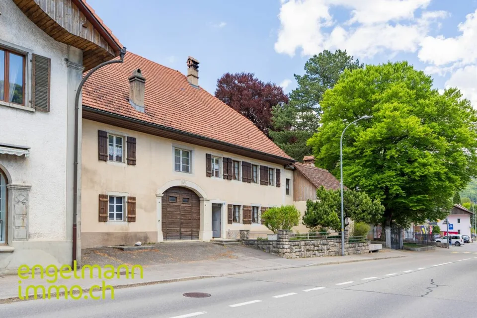 Ancienne ferme de 2 appartements  avec grand terrain constructible