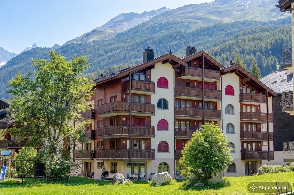 Appartamento in posizione centrale, bello 4.5 locali con vista unica sul Matterhorn – foto 11 di 13