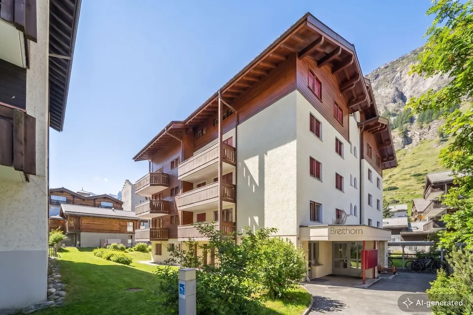 Appartamento in posizione centrale, bello 4.5 locali con vista unica sul Matterhorn – foto 12 di 13