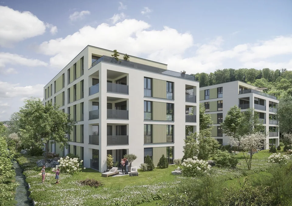 Ihr privater Garten mitten im Grünen  direkt am Stadtbach