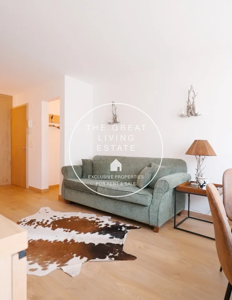 Elegantes Apartment mit 2,5 Zimmern in St. Moritz mit Panoramablick
