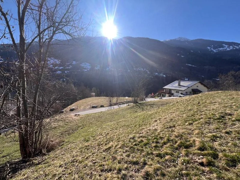 Parzelle mit freier Sicht in Vissoie