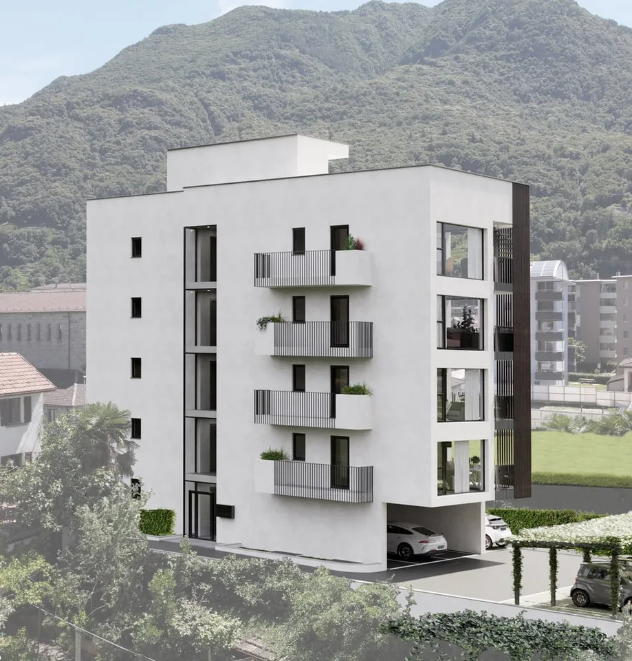 DIRECTEMENT DU DÉVELOPPEUR - Bellinzona - Penthouse 4,5 pièces avec terrasse sur le toit – photo 10 sur 10