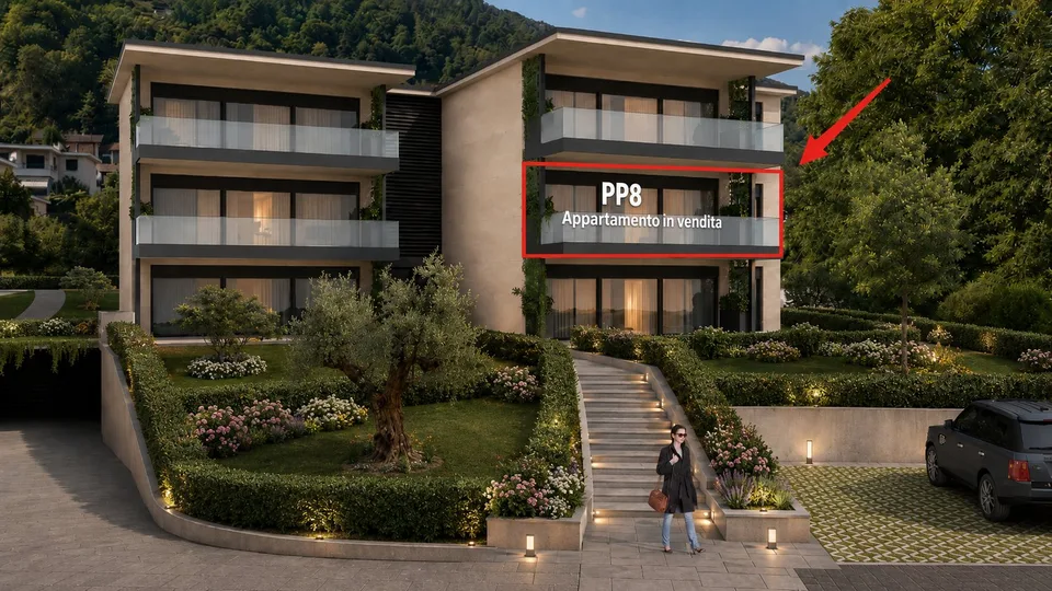 Nuovo 4.5 locali  a Bioggio con portico coperto di 21.70 m² – CECE A, vicino a Lugano