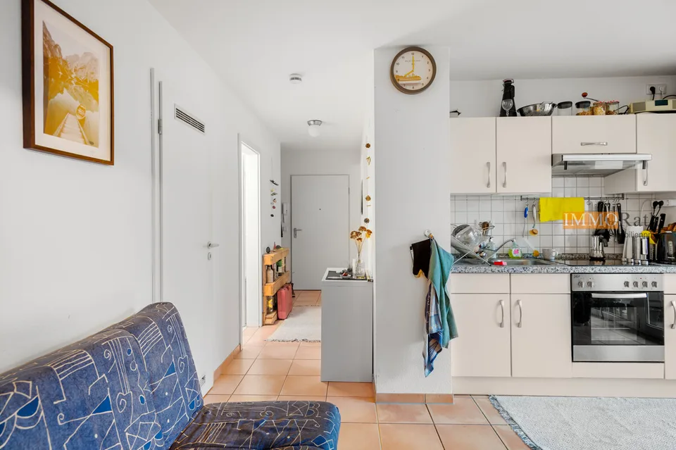 IMMORath.de - Appartamento di 2 camere ben curato con balcone e cucina incorporata