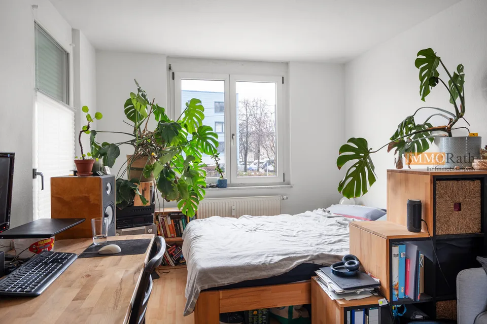 IMMORath.de - Appartamento di 2 camere ben curato con balcone e cucina incorporata