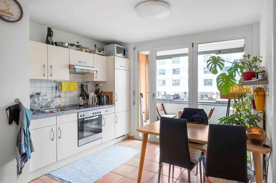 IMMORath.de - Appartamento di 2 camere ben curato con balcone e cucina incorporata