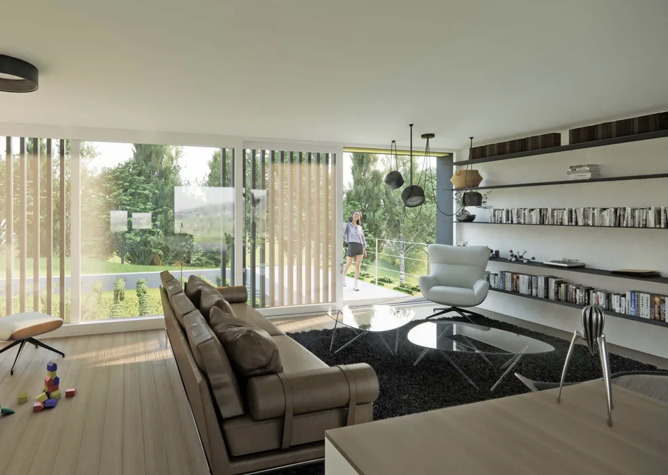 St-Aubin, à vendre, villa mitoyenne de 148 m2, terrain de 375 m2