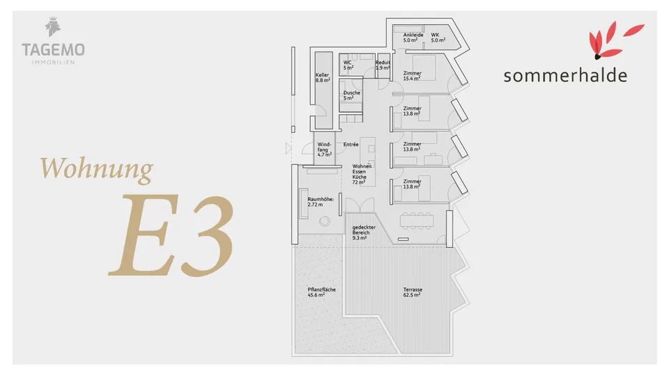 Appartamento esclusivo di 5,5 locali in architettura in cemento a vista moderna – ultima fase