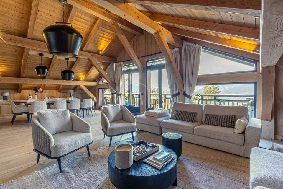 Sublimes Duplex Hochwertig in Megève