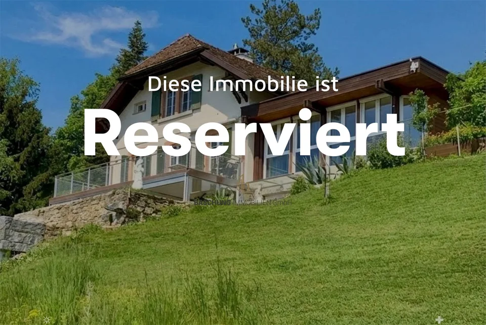 Stilvolle 7-Zimmer-Villa mit Seesicht in Biel kaufen