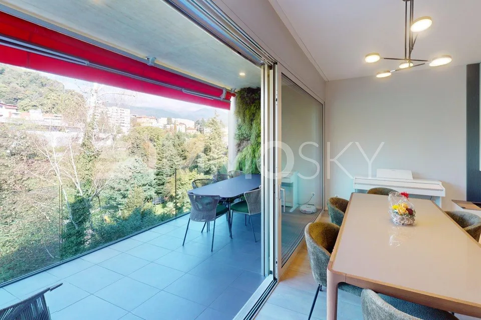 Raffiniertes Panorama-Apartment im Herzen von Lugano