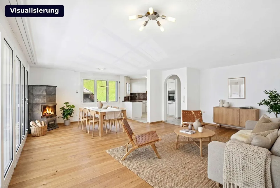 RESERVIERT: Logenplatz am Ägerisee: grandiose Seesicht und 129 m² Balkon-/Aussenfläche
