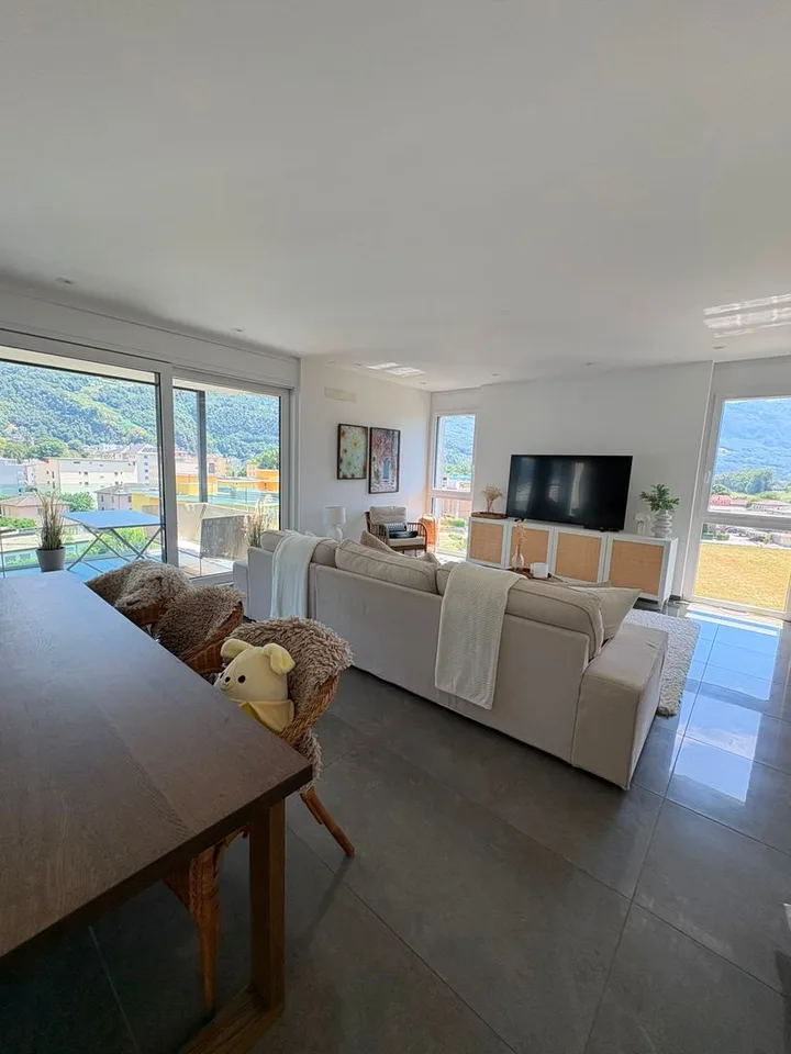 Res. Leche Park, 4.5-Zimmer-Dachgeschoss, Bellinzona – Foto 7 von 10