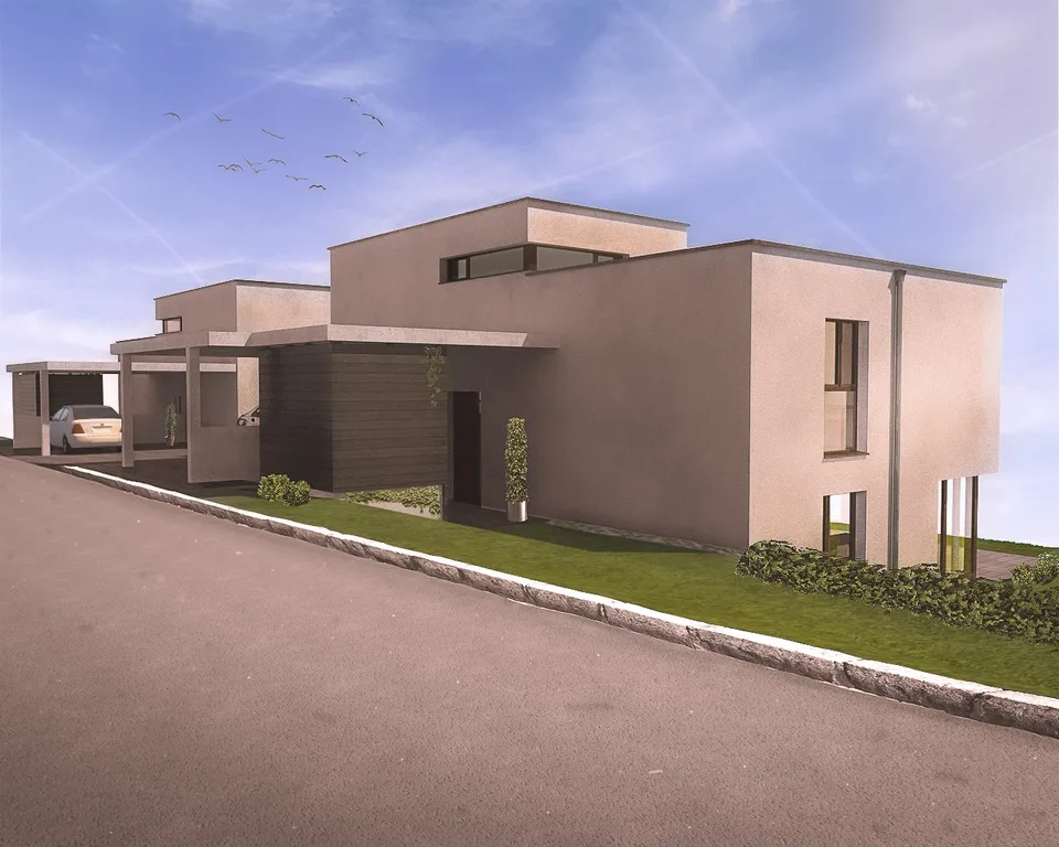Villa Moderne à Courgevaux – Construction Neuve 2027 avec 6,5 Pièces et Carport