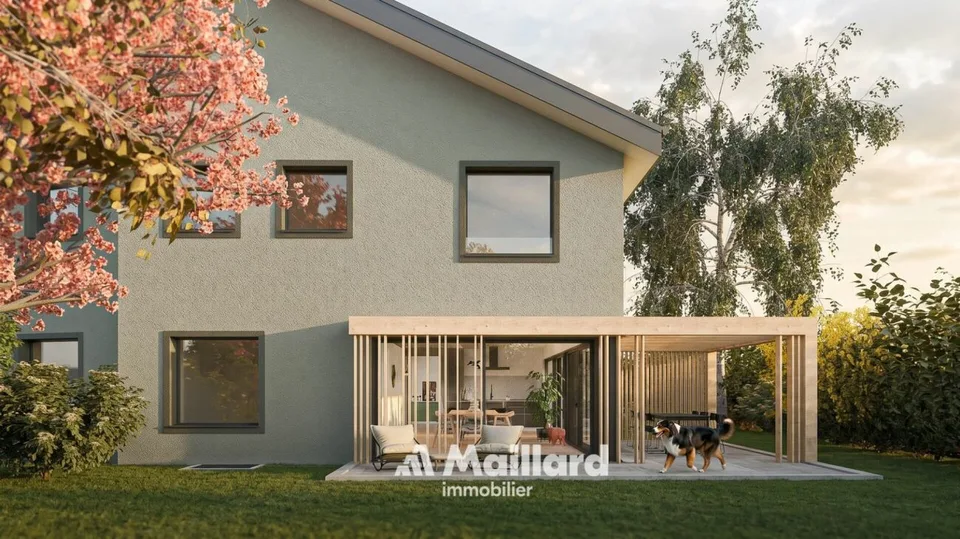 Magnifique projet de deux villas spacieuses et lumineuses, idéalement situées au calme à Crissier