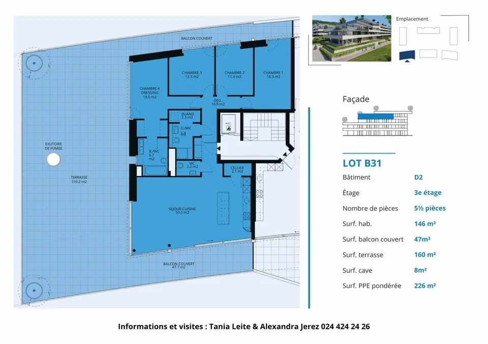 5.5 Zimmer Attikawohnung in Rolle – Foto 15 von 15