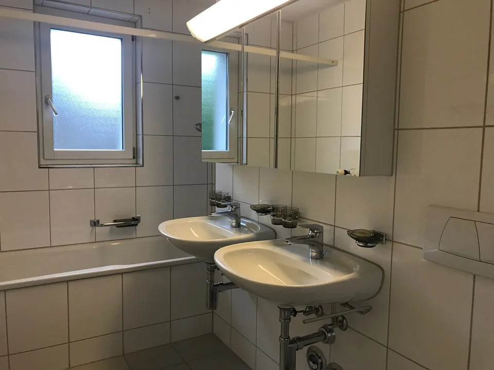 Helle 3.5-Zimmer-Wohnung mit Wintergarten & Cheminée in Binningen
