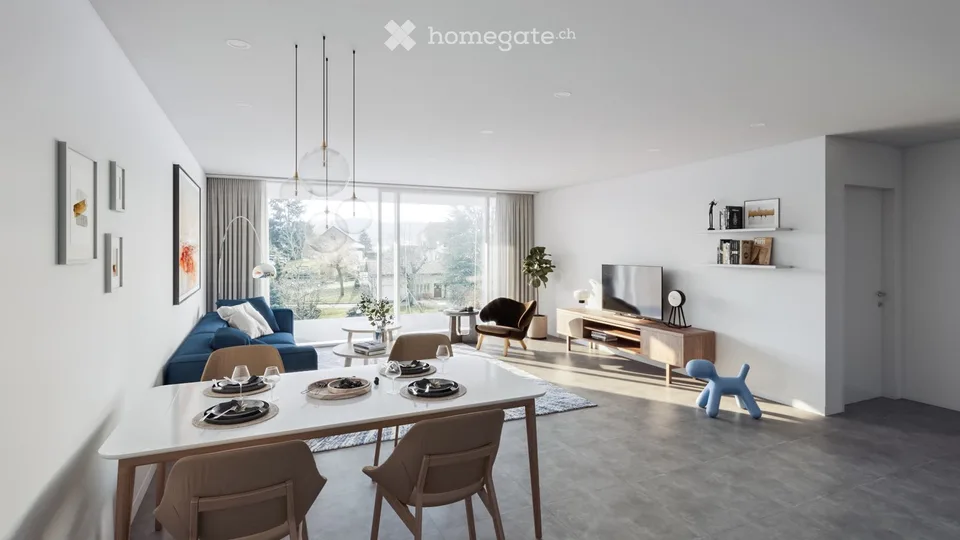 In affitto 2,5 locali di 65m2 con terrazza e giardino 40m2