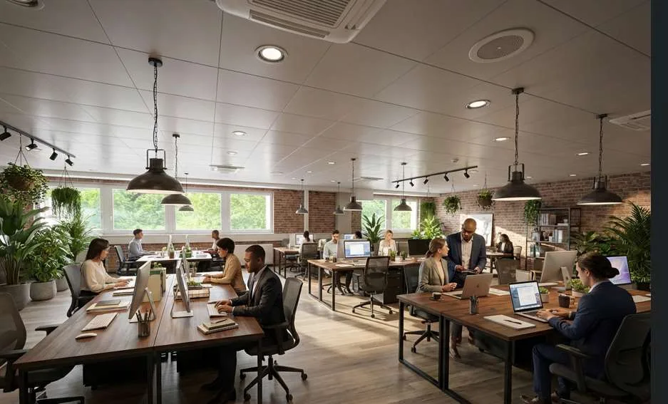 Wir vermieten ein renoviertes Gewerberaum von 300 m² im 1. Stock in Ma
