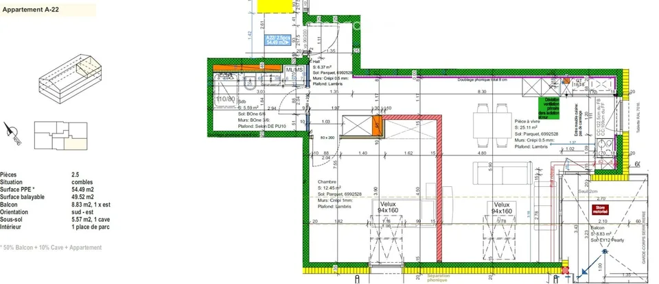 In affitto 2.5 locali a Echarlens, spese e parcheggio inclusi