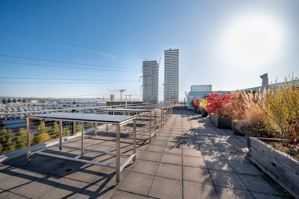 490 - 1470 m2 | Spazi uffici ristrutturati alla stazione di Stettbach