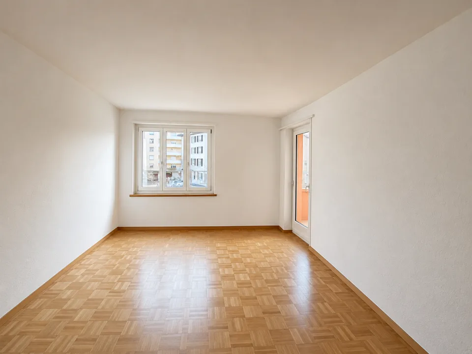 Schöne 3-Zimmer-Wohnung in Tavannes im 1. Stock mit Balkon