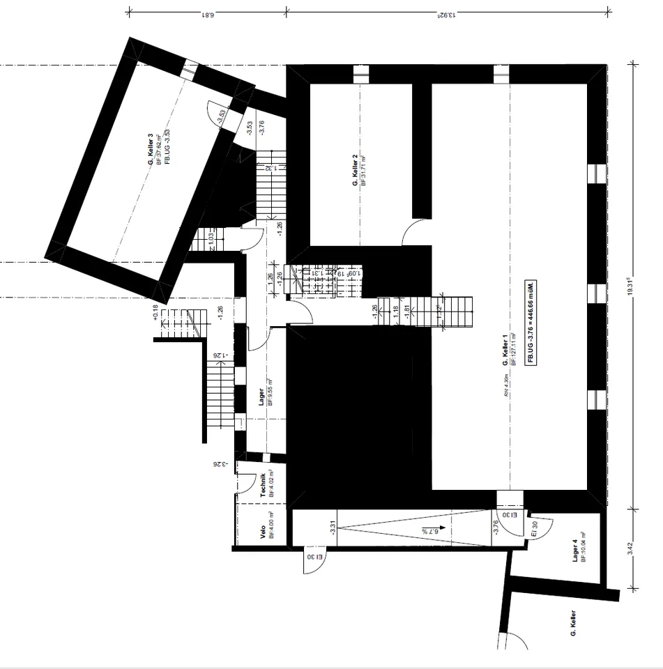 Uffici/studi/commerciali/magazzini in edificio storico da 67 m2
