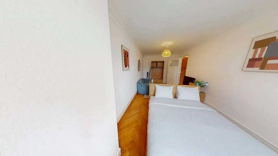 Charming furnished studio with balcony in Geneva Plainpalais