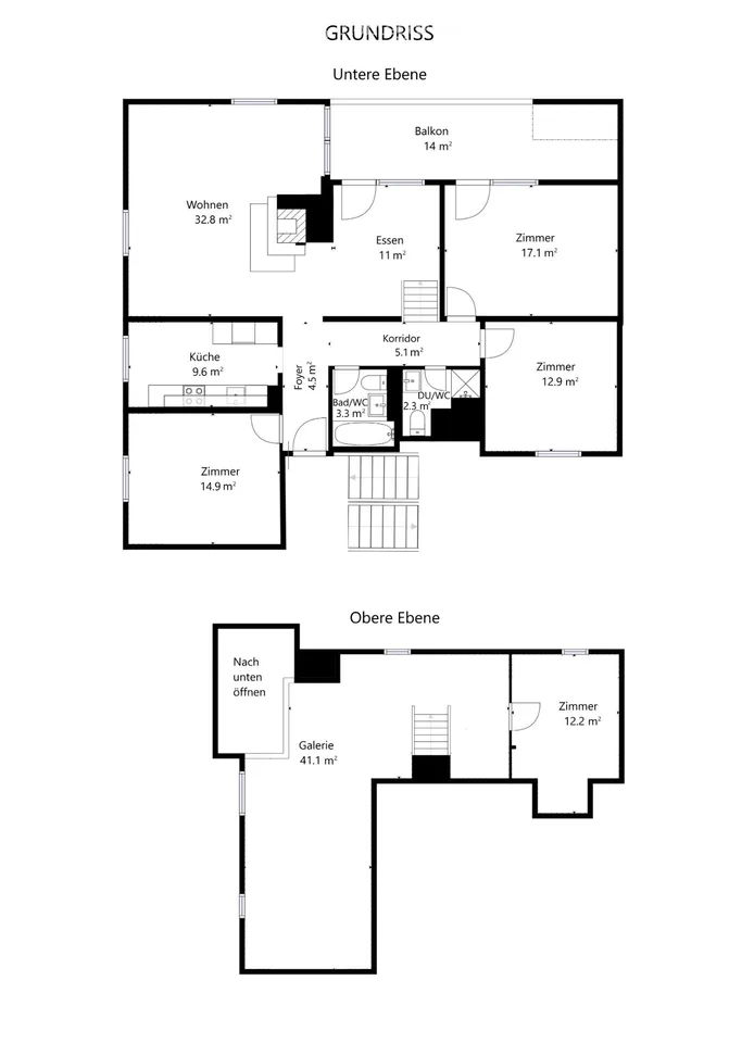 167m² Penthouse-Maisonette mit Galerie in Zürich-Affoltern