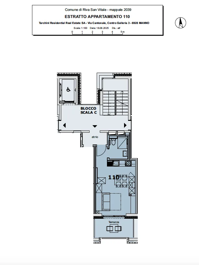 RIVA SAN VITALE - AFFITTASI APPARTAMENTO ARREDATO CON BALCONE (Rif.110) – foto 16 di 17