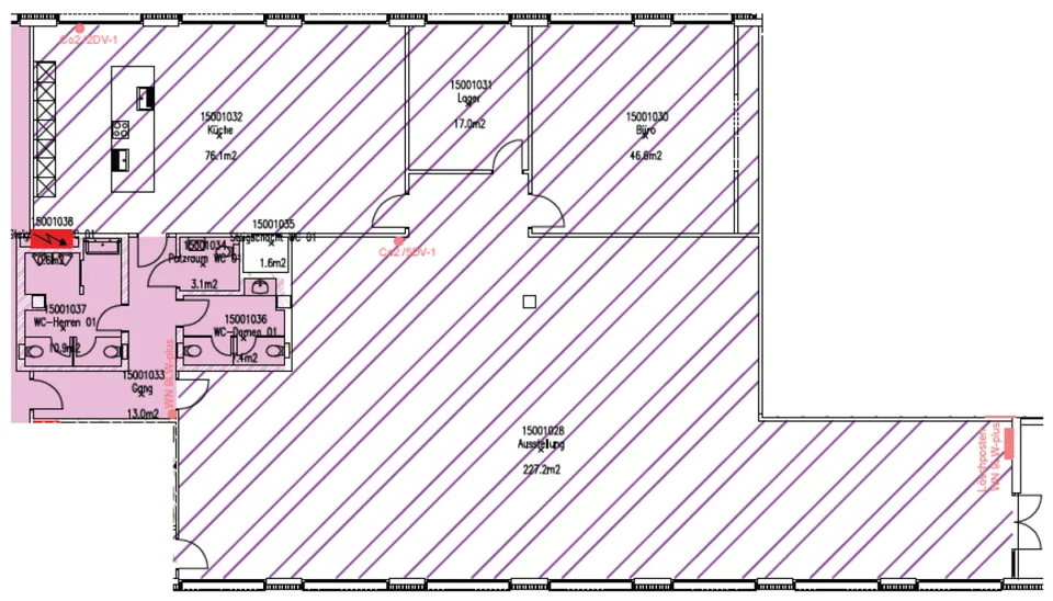 Representative office space with two small offices and modern kitchen – photo 14 of 14