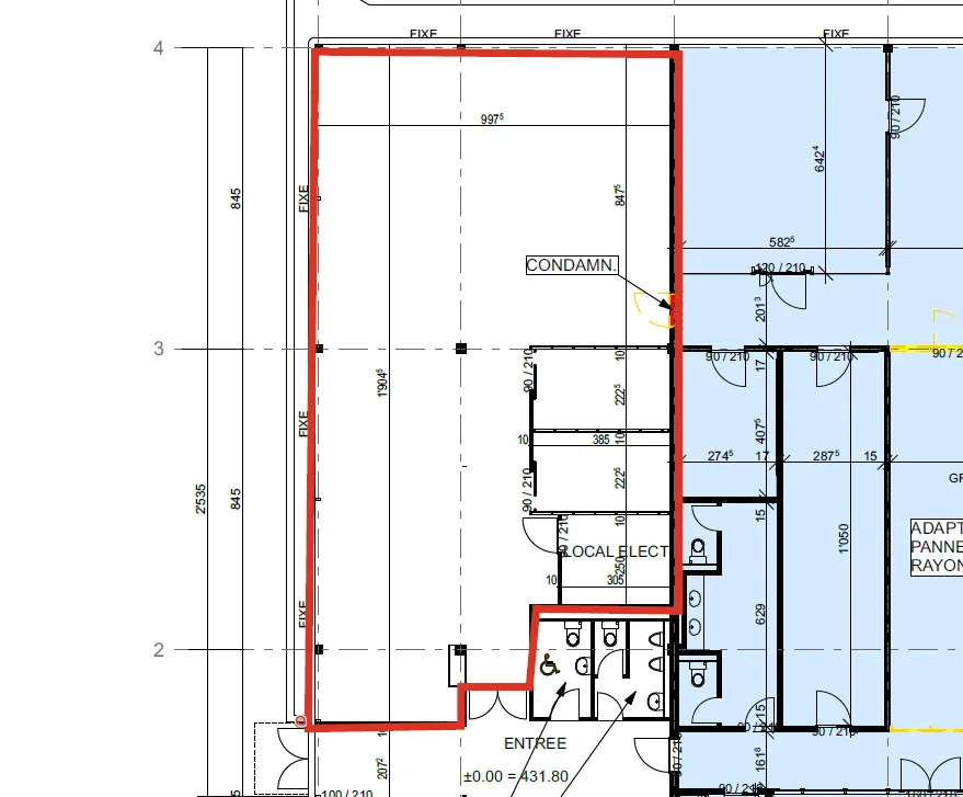 Büro von 166m2 - Nähe Autobahn/Bahnhof - Yverdon-les-Bains