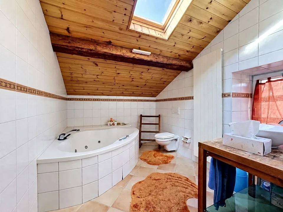 Casa di paese con due appartamenti e fienile con grande potenziale
