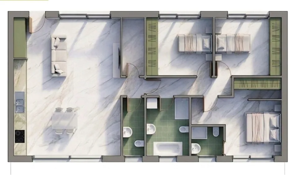4,5 Zimmer neues Apartment mit Garten, 10 Minuten von Bellinzona – Foto 9 von 15