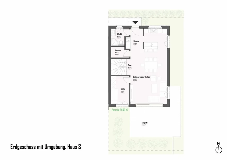 Casa 3 / 7,5 camere Casa a schiera sul ruscello – foto 11 di 14