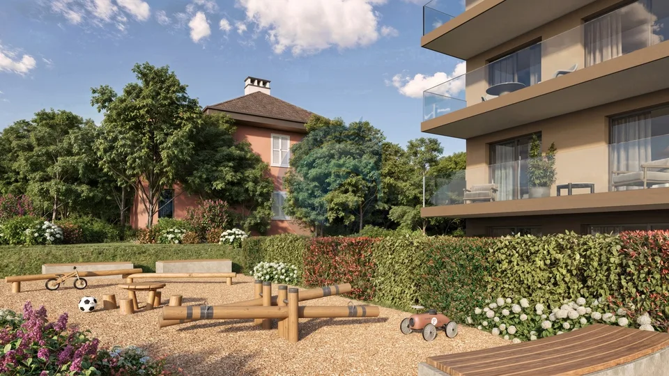 Bello appartamento di 4,5 locali nuovo al pianterreno con giardino