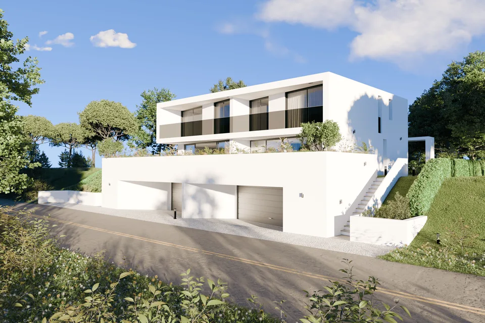 "Residenza LUNA a Gravesano" Moderne Ville di Design
