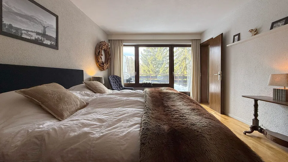Appartement 2.5 pièces & parking en plein centre de Crans-Montana