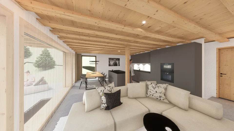 5.5-Zimmer-Doppeleinfamilienhaus als hochwertiger Erstwohnsitz (3C) in Davos Wiesen – Foto 10 von 15