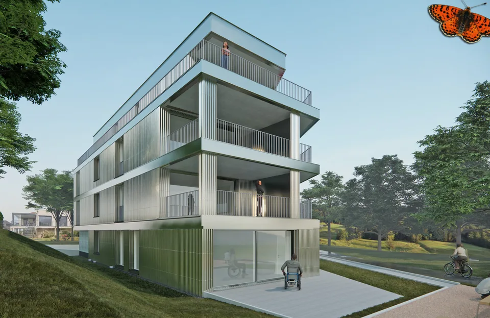 Magnifique 4½ pièces en rez-de-jardin avec terrasse de 44 m²