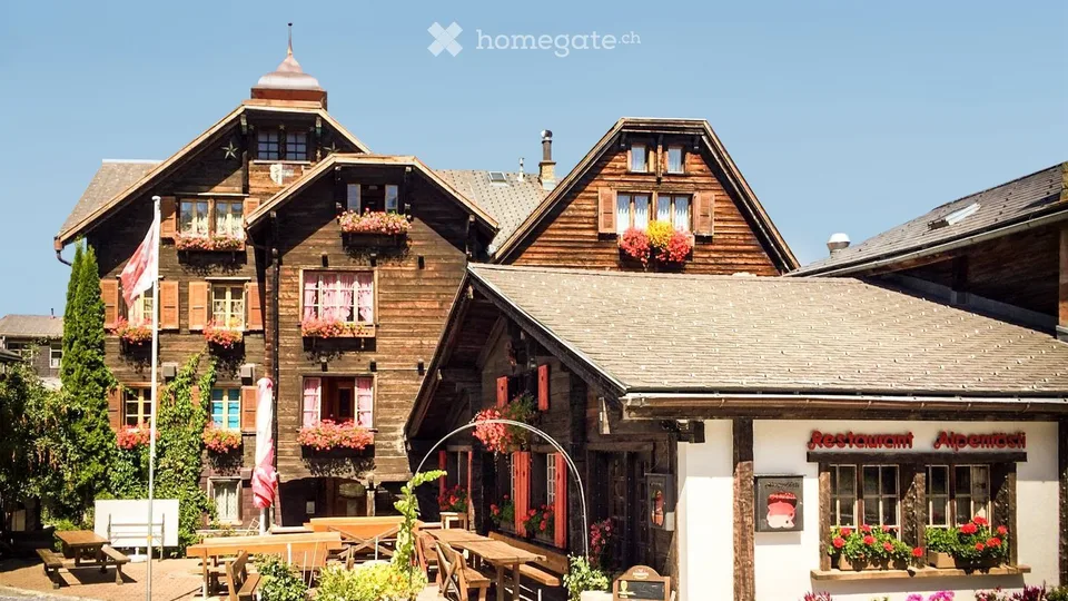 Moderne 4.5 Zimmer Ferienwohnung mit Sauna, grosser Terrasse und Resort Zugang in Bürchen
