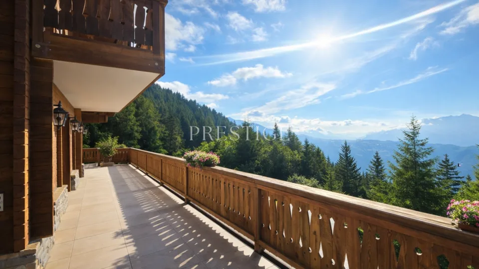 Chalet familiare di alto standing ad Anzère - Discrezione, lusso, spa & ascensore